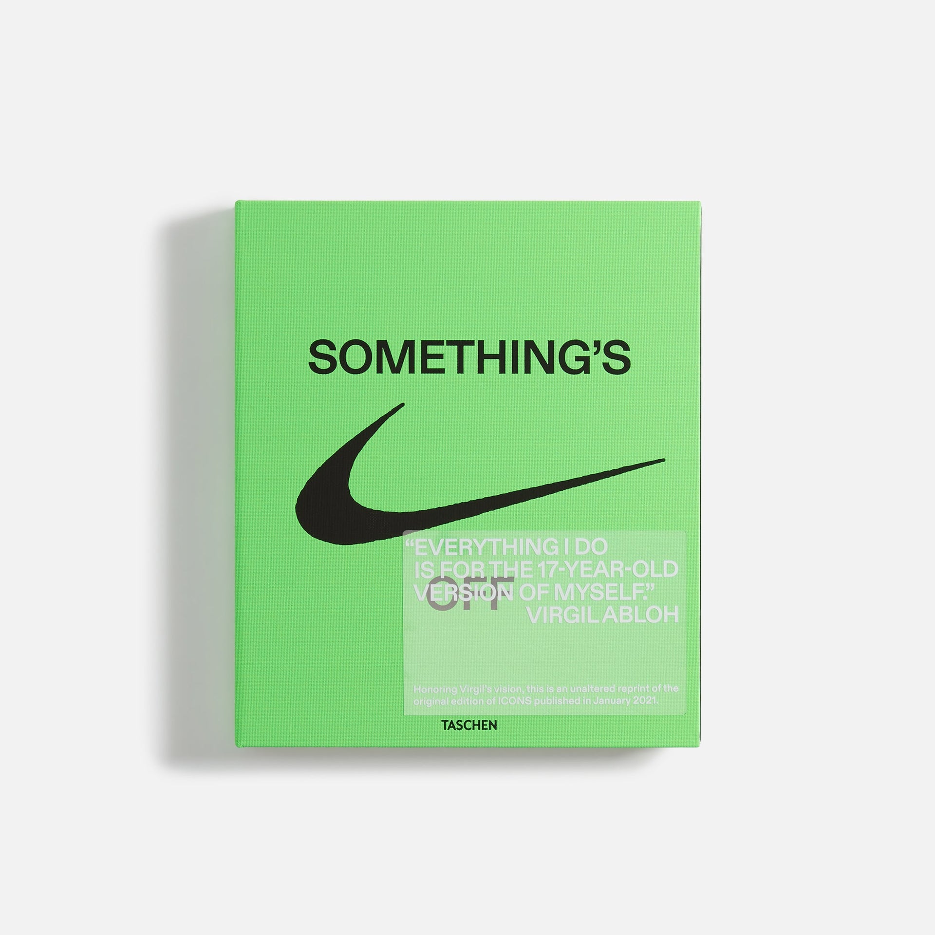 Livre relié TASCHEN Virgil Abloh Nike Icons