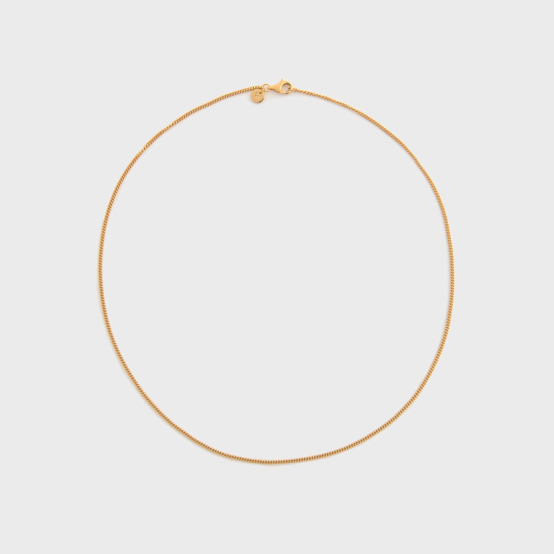 Tom Wood Curb Chain Slim - Gold
