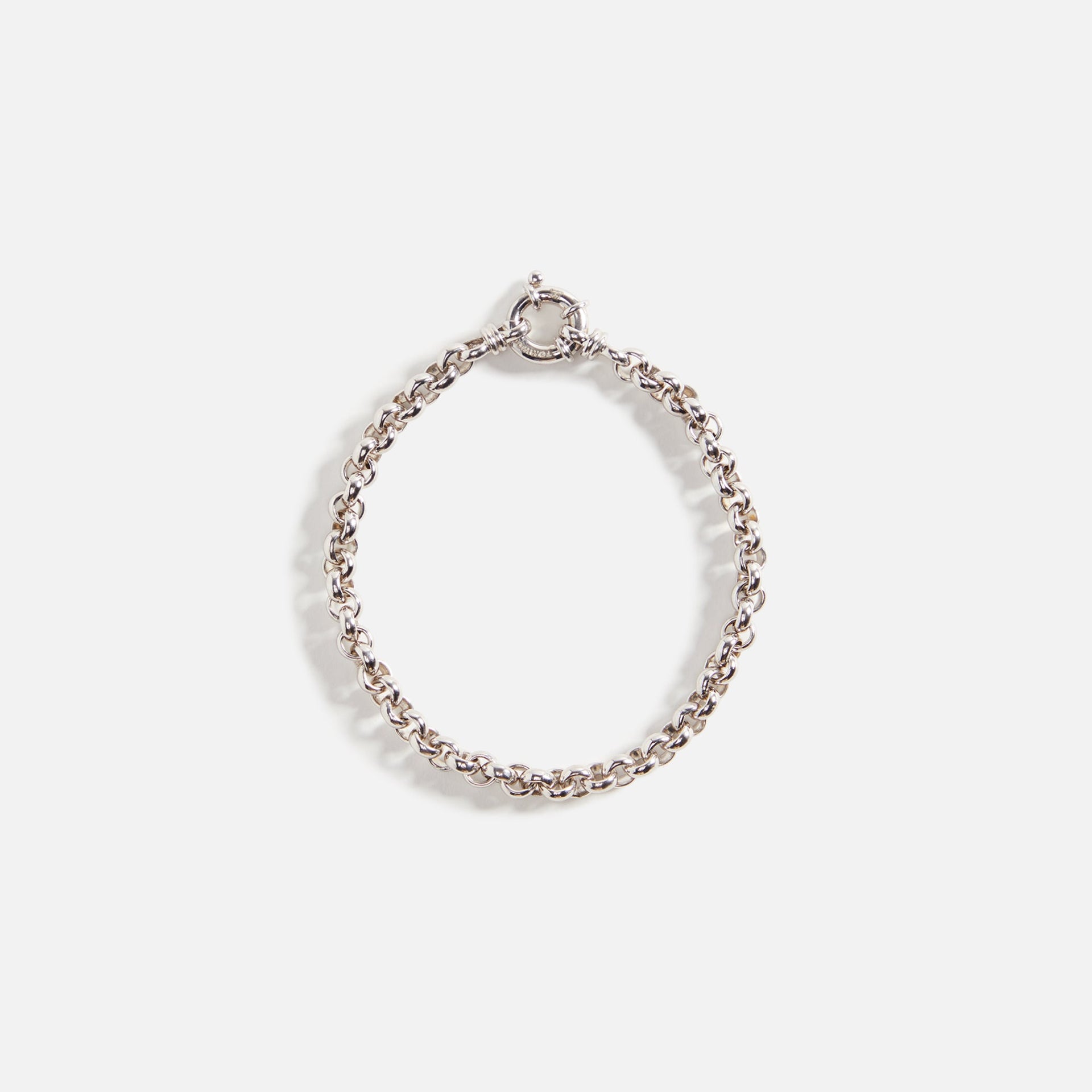 Tom Wood Thick Rolo Bracelet - Silver