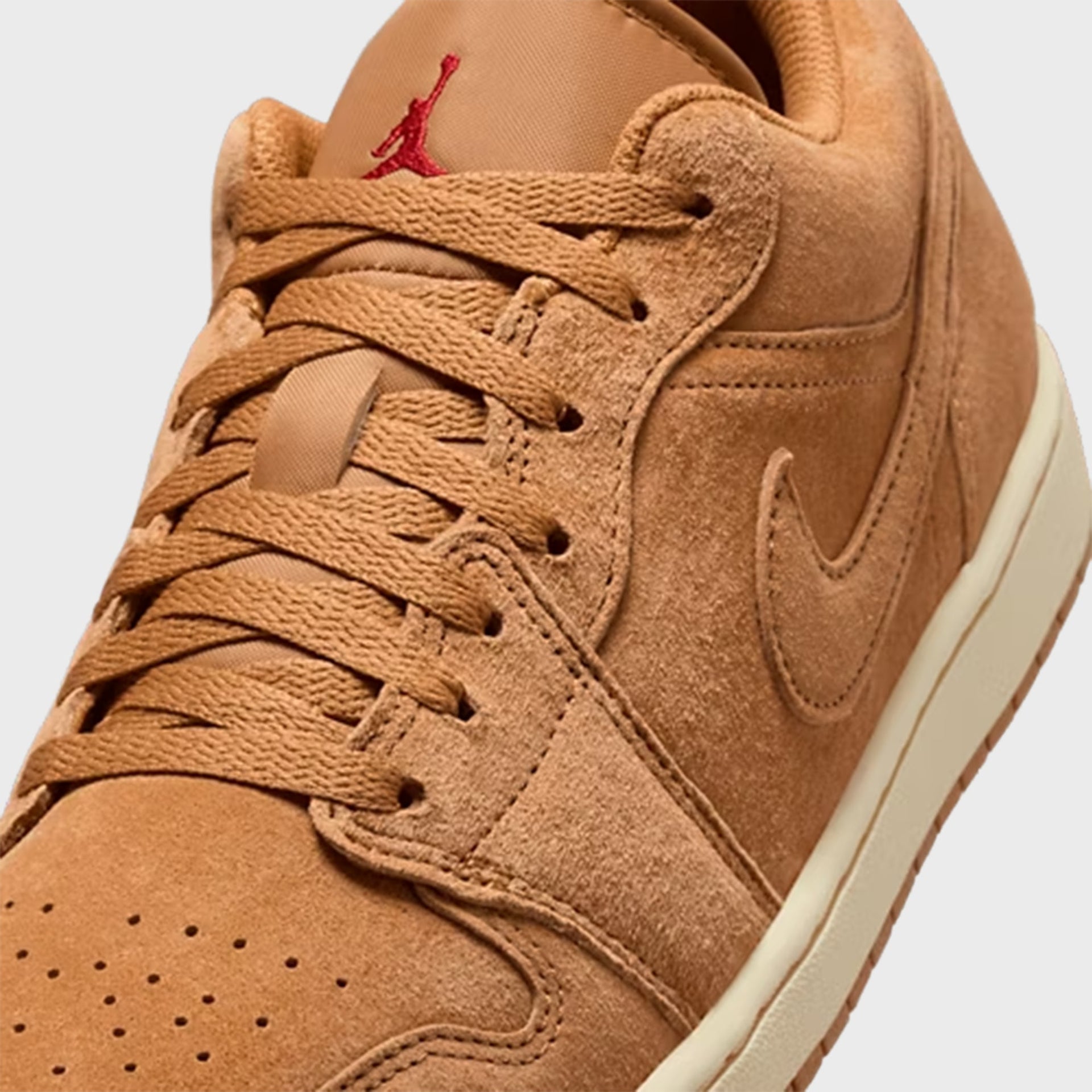 Nike Air Jordan 1 Low SE - Flax / Varsity Red / Muslin / Black