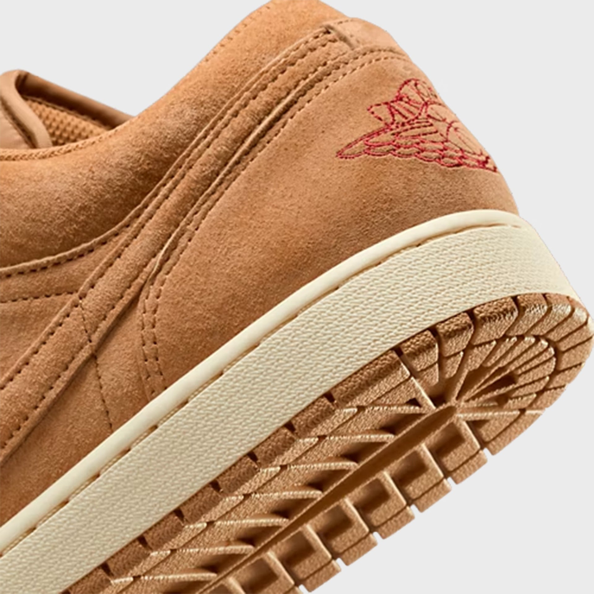 Nike Air Jordan 1 Low SE - Flax / Varsity Red / Muslin / Black