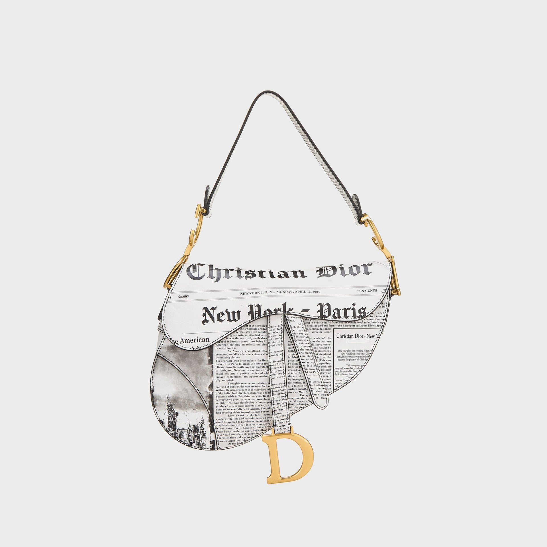 Selle en cuir de veau Christian Dior NM - Blanche