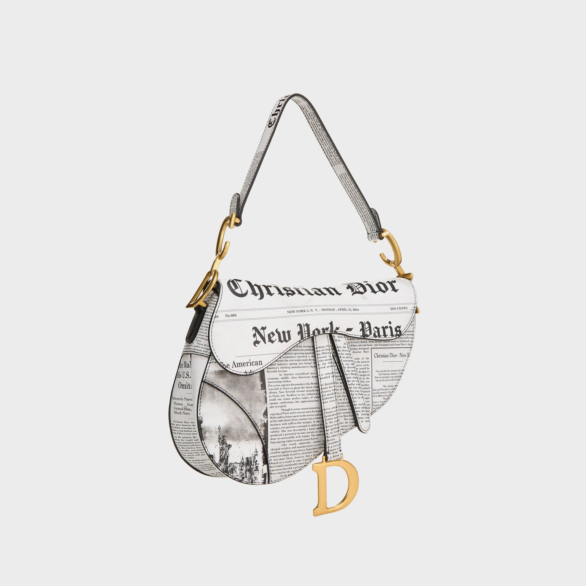 Selle en cuir de veau Christian Dior NM - Blanche