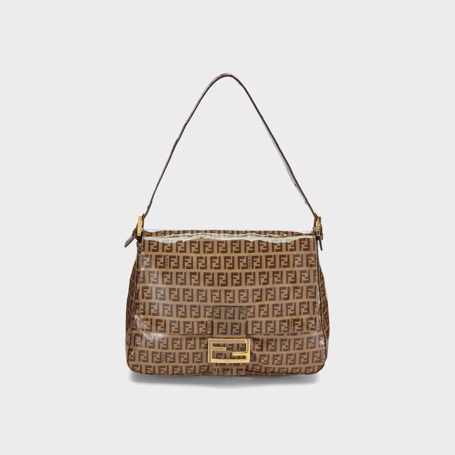 WGACA Fendi Patent Mamma - Marron