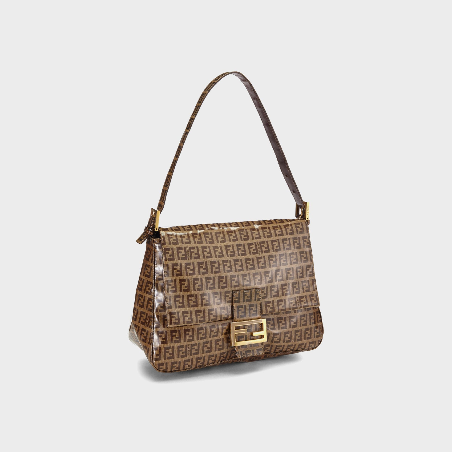 WGACA Fendi Patent Mamma - Marron