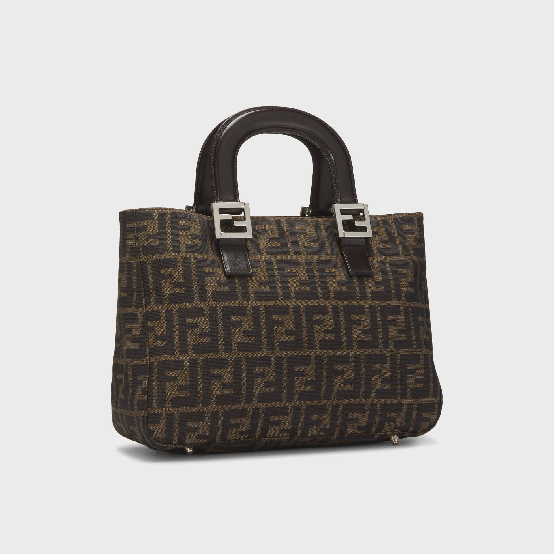 WGACA Fendi Zucca Canvas Baguette - Black