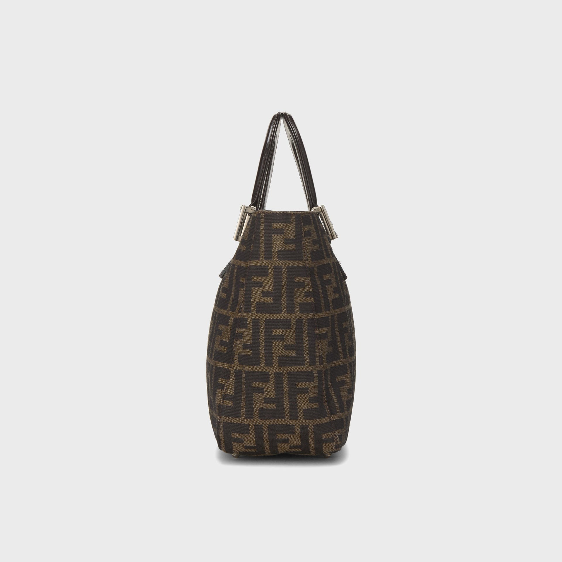 WGACA Fendi Zucca Canvas Baguette - Black