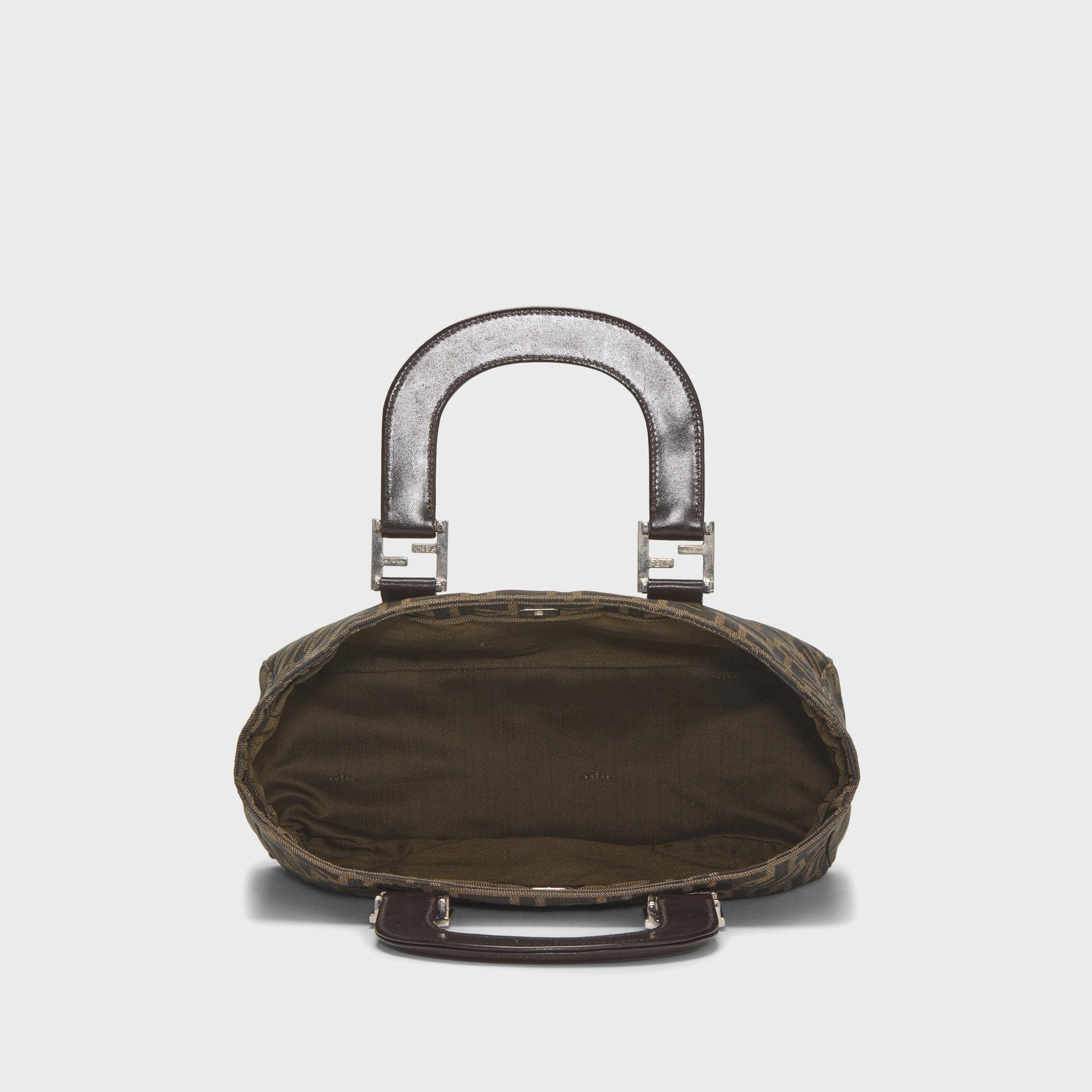 WGACA Fendi Zucca Canvas Baguette - Black