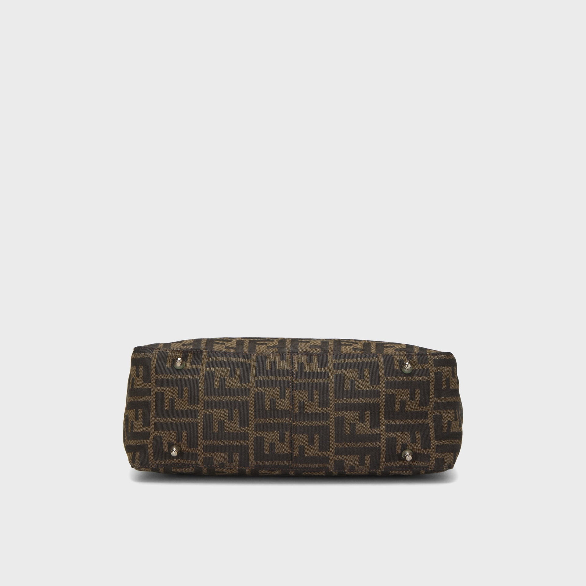 WGACA Fendi Zucca Canvas Baguette - Black