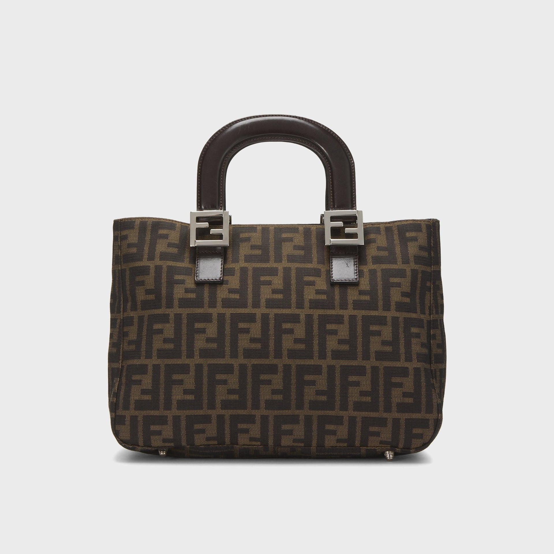 WGACA Fendi Zucca Canvas Baguette - Black