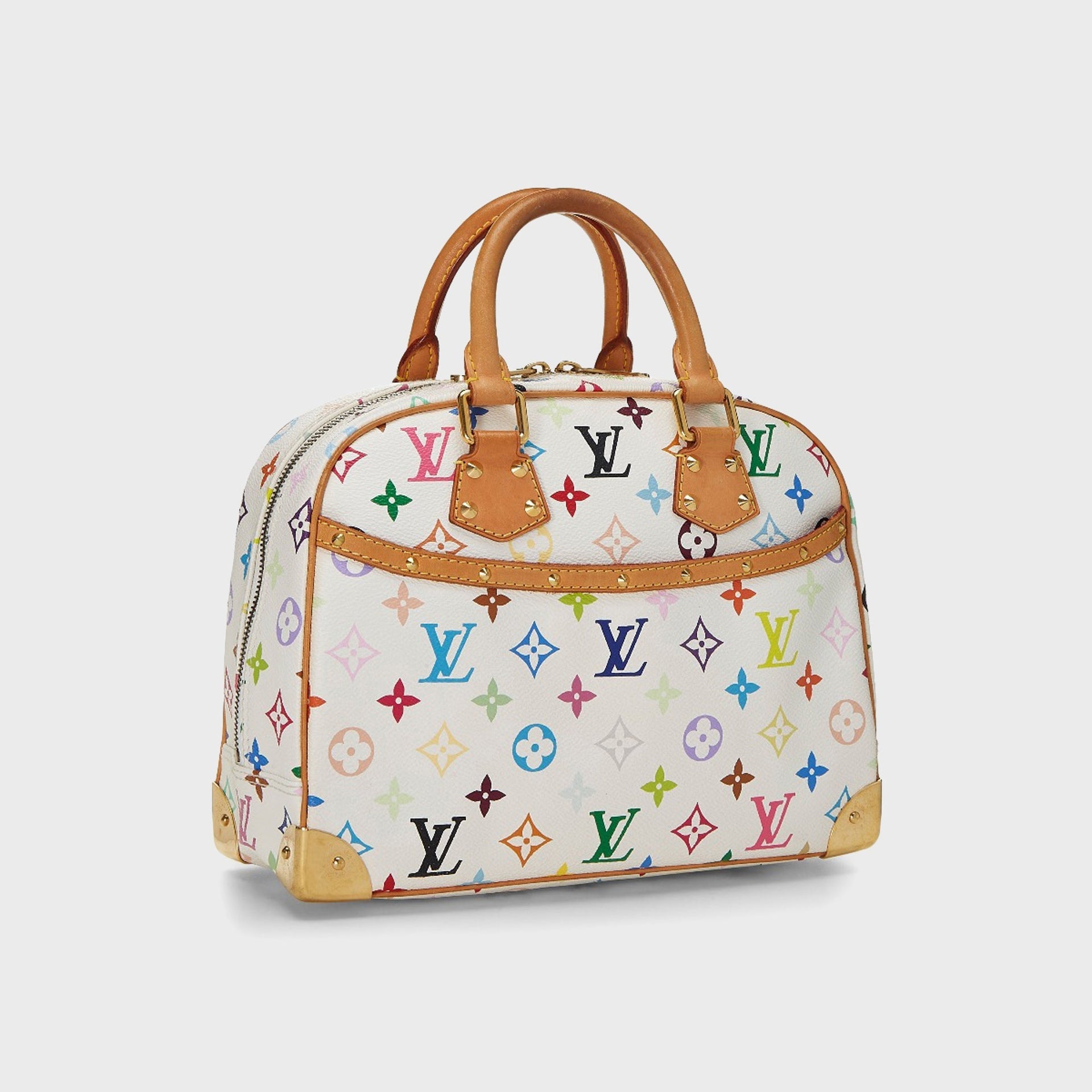WGACA Louis Vuitton x Takashi Murakami Multi Trouville - White