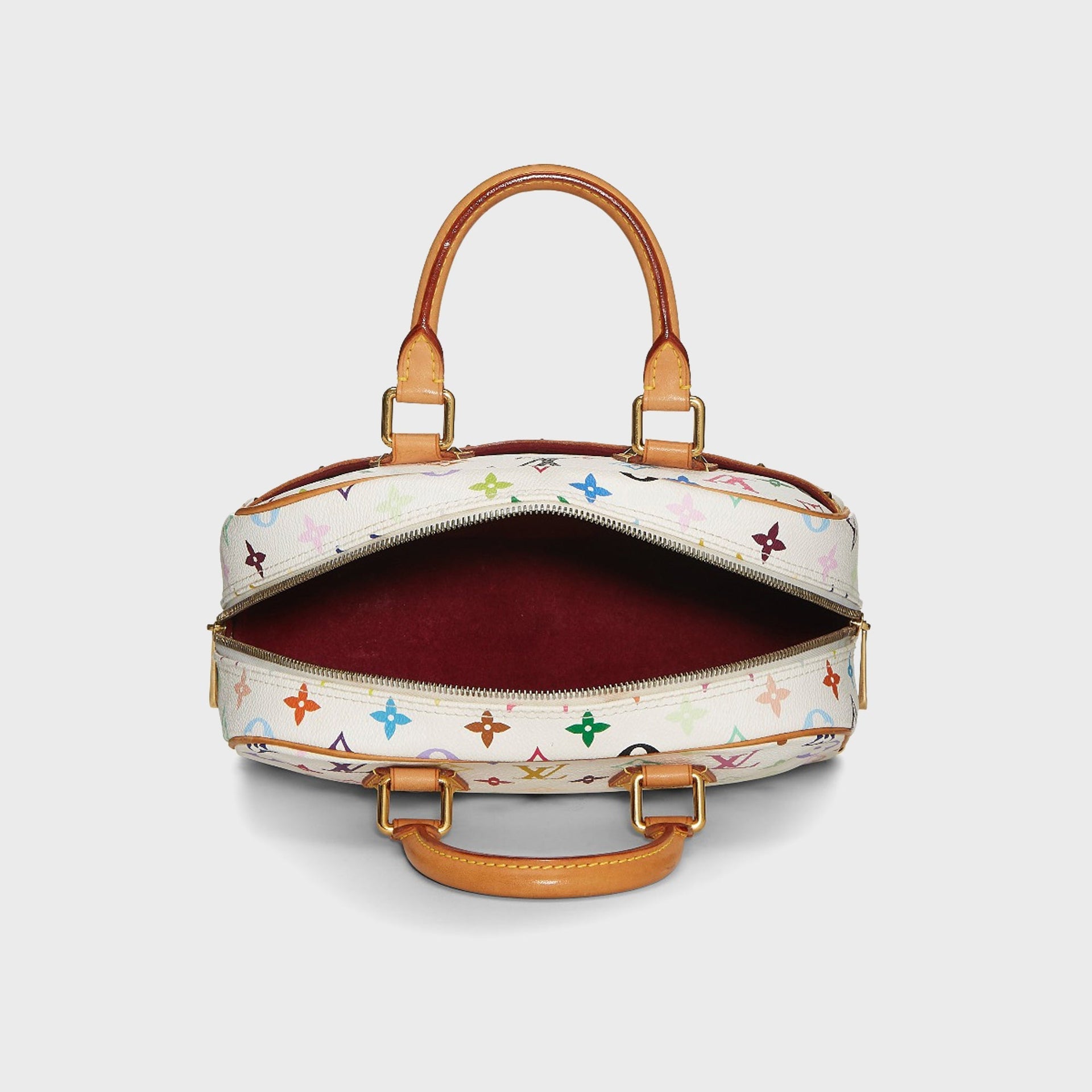 WGACA Louis Vuitton x Takashi Murakami Multi Trouville - White