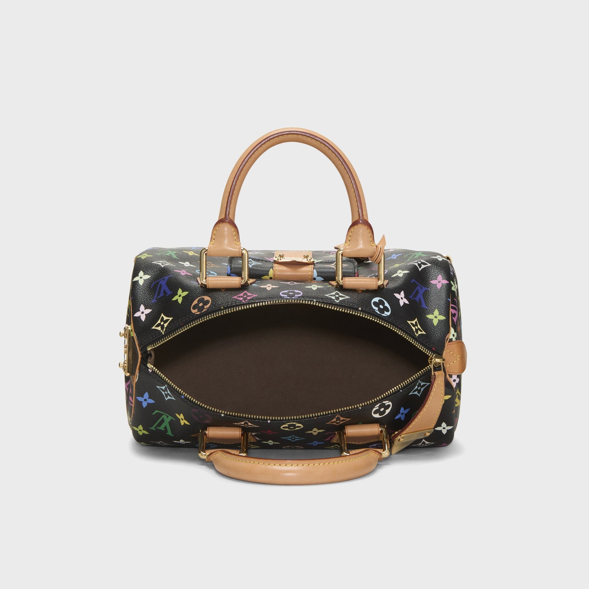 WGACA Louis Vuitton x Takashi Murakami Monogram Multicolore Speedy 30 - Black