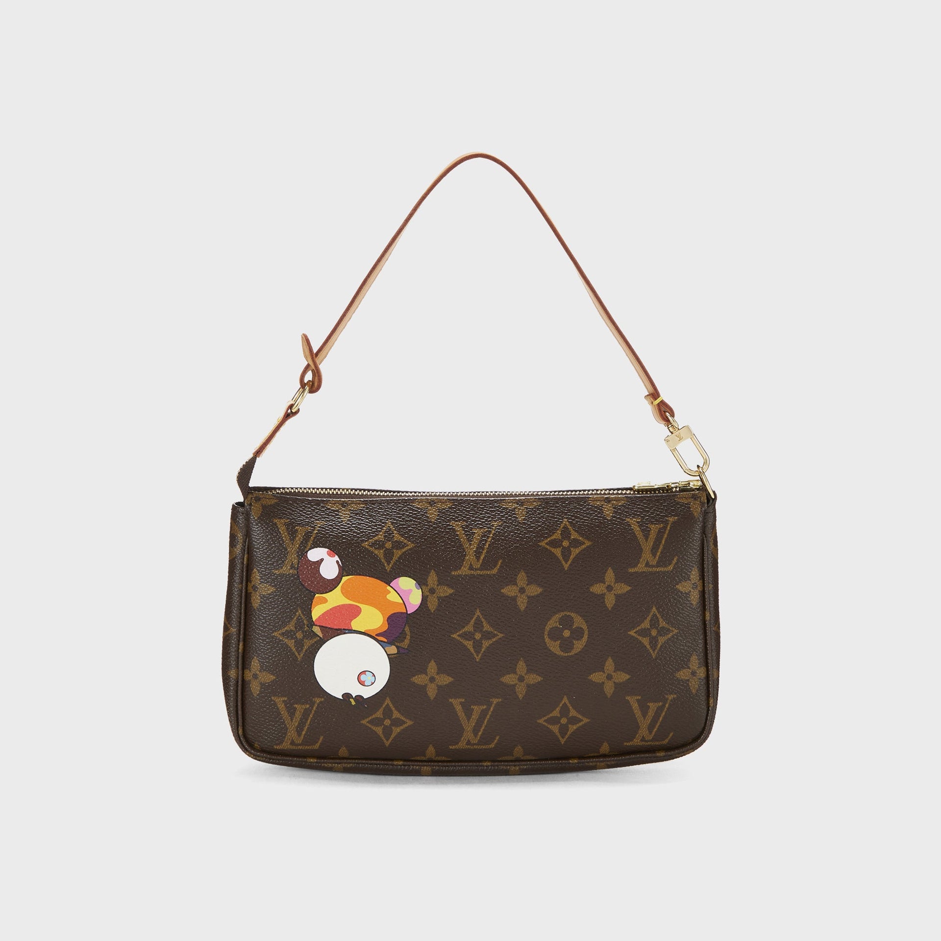 WGACA Louis Vuitton Murakami Panda Pochette V2 - Brown