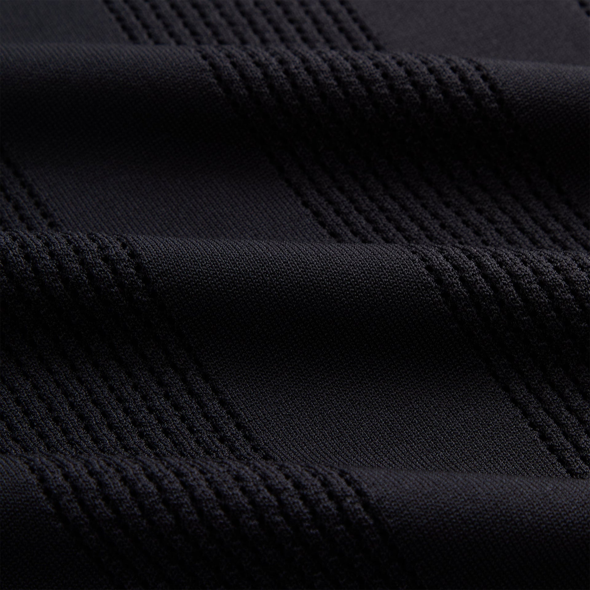 Kith for Wilson Crochet Polo - Black