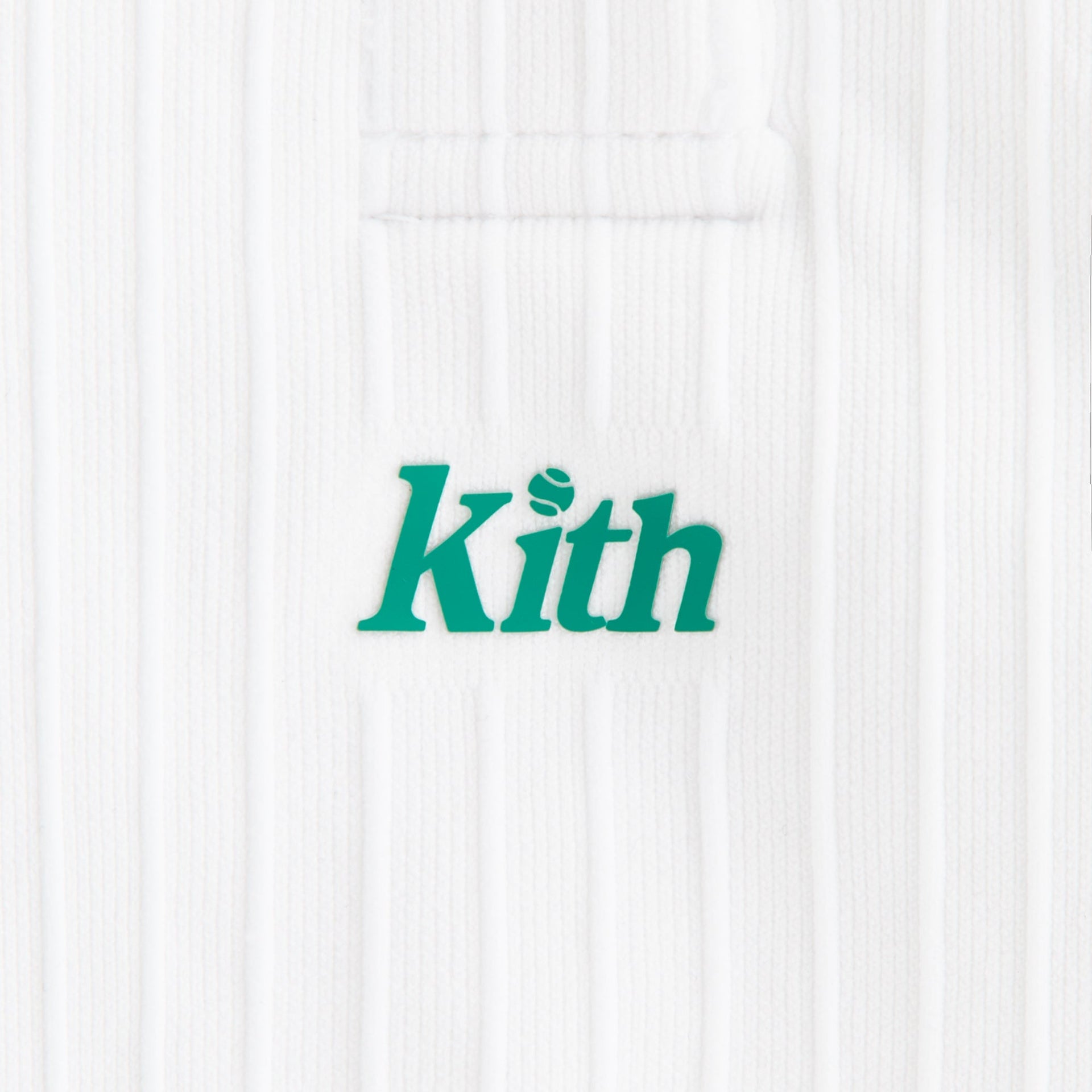 Kith Women for Wilson Classic Cropped Polo - White