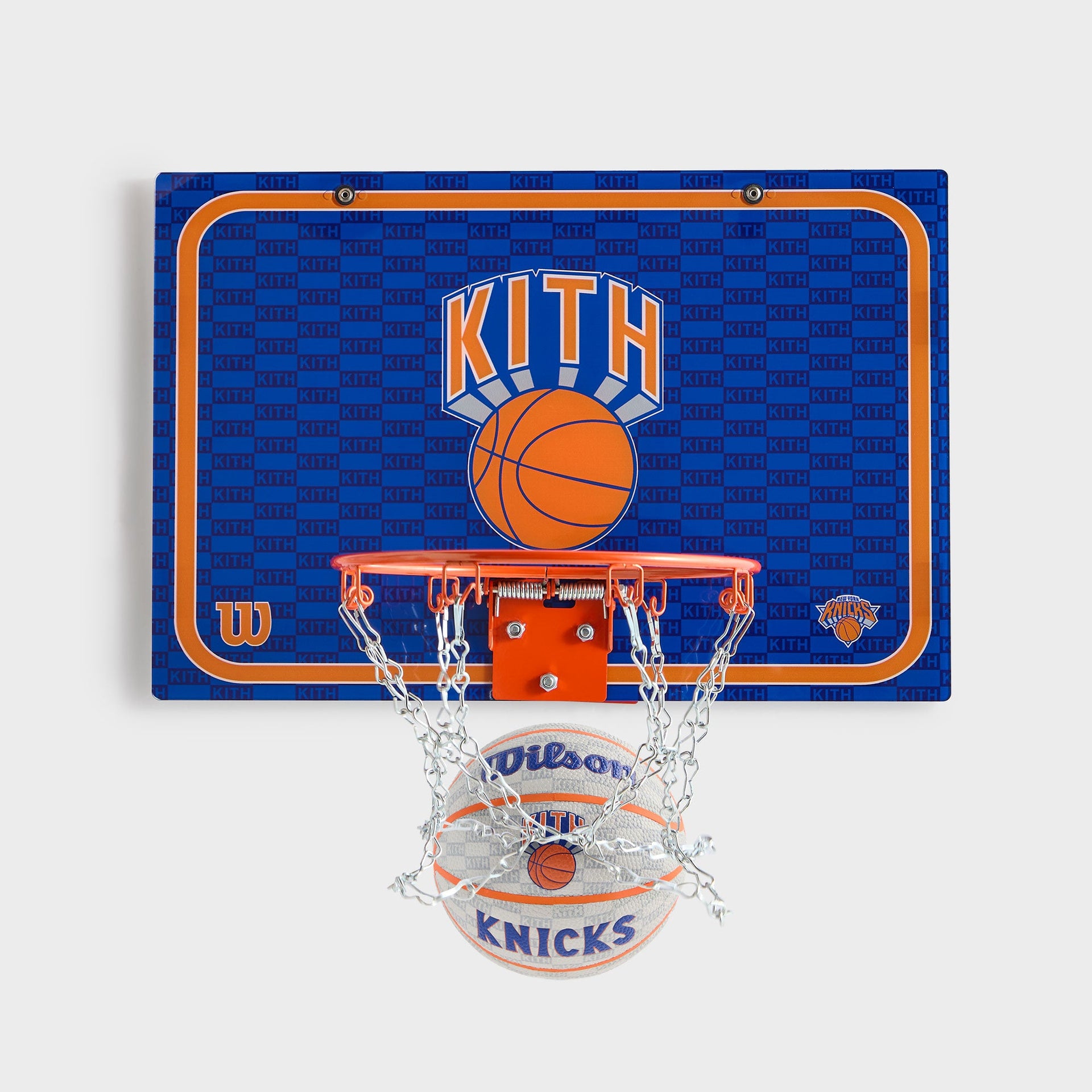 Kith & Wilson for the New York Knicks Mini Hoop - Navy / Orange