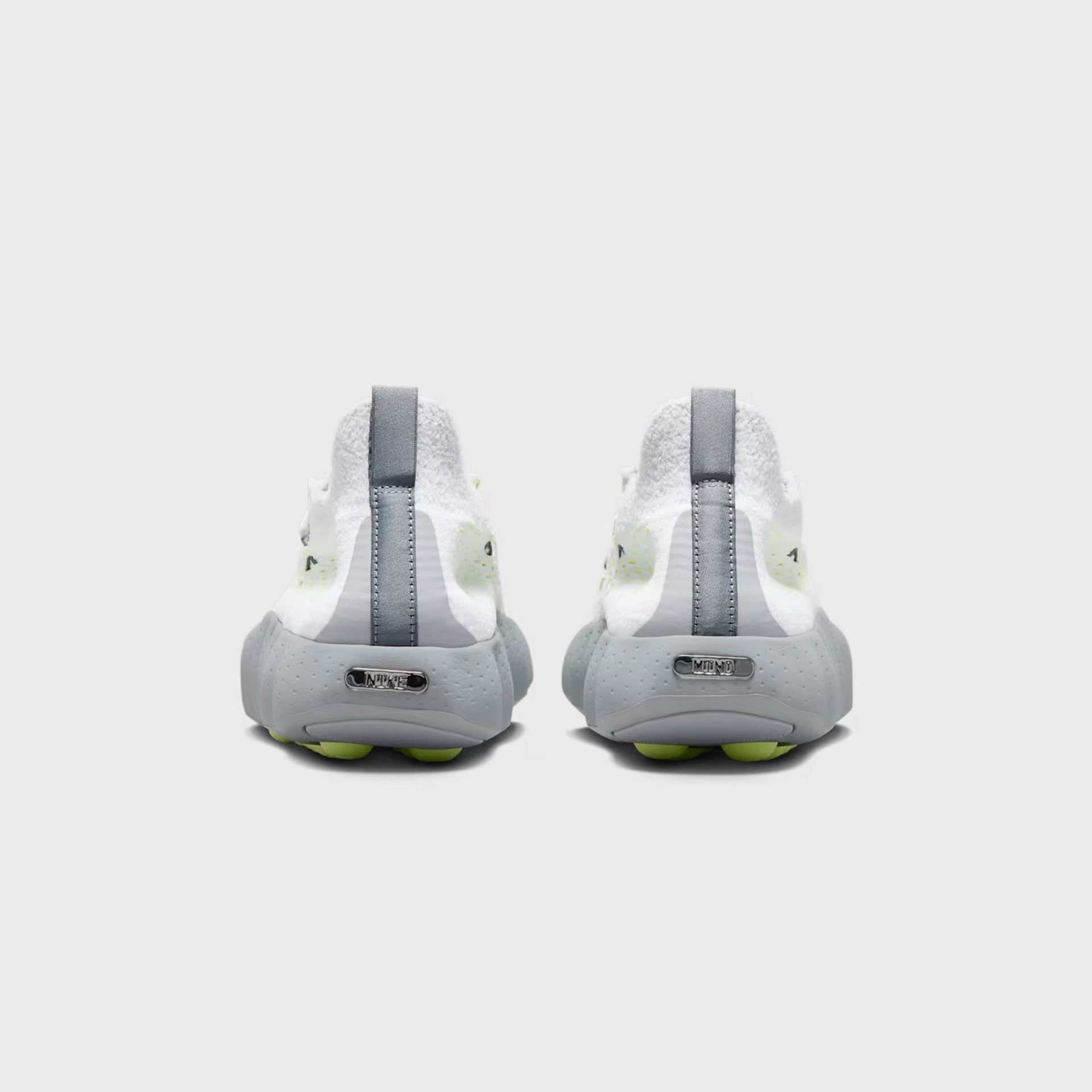 Nike Mind 002 Flyknit - White / Dark Grey / Pure Platinum / Wolf Grey / Barely Volt