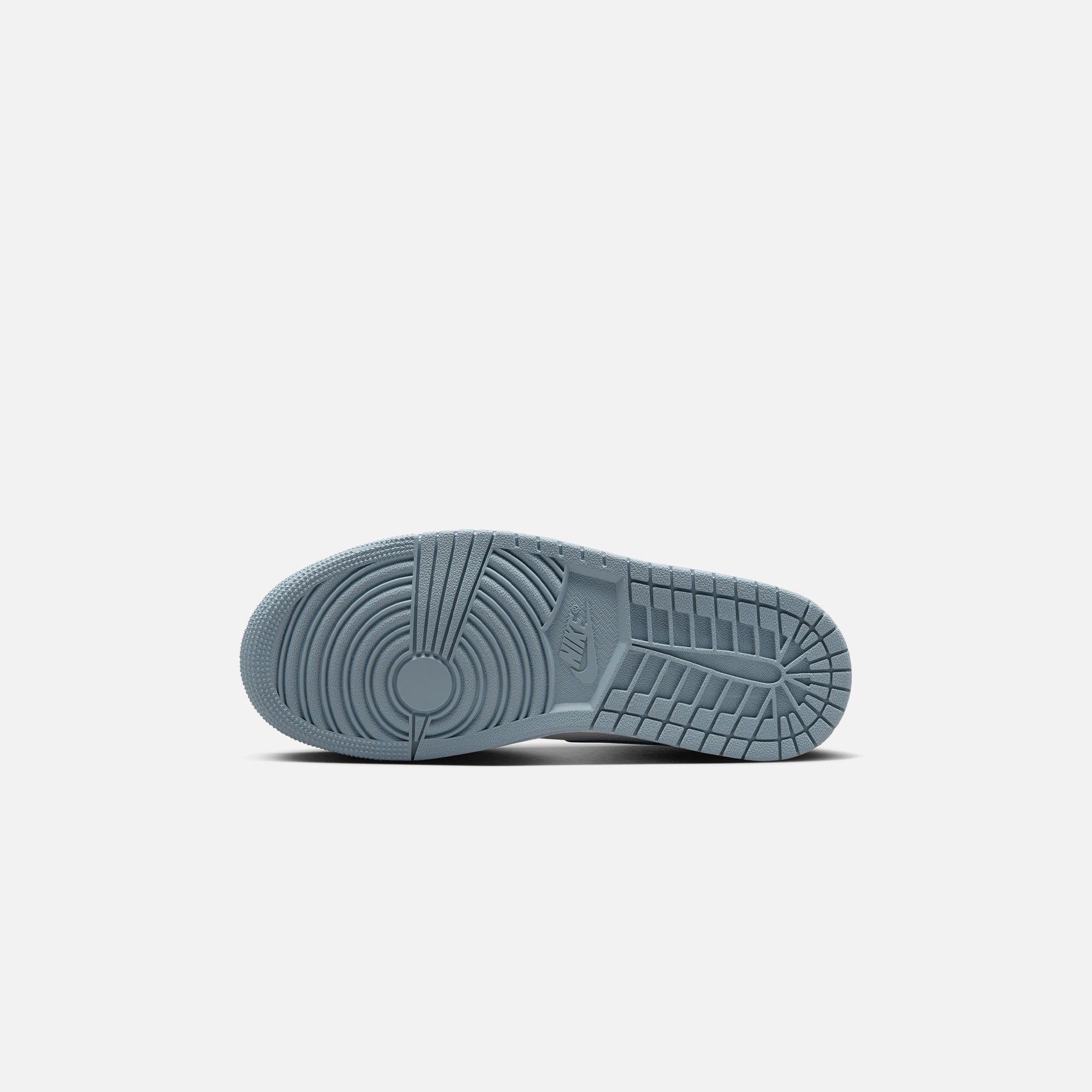 Air Jordan 1 Mid Voile/Bleu Diffus-Gris Bleu pour femme