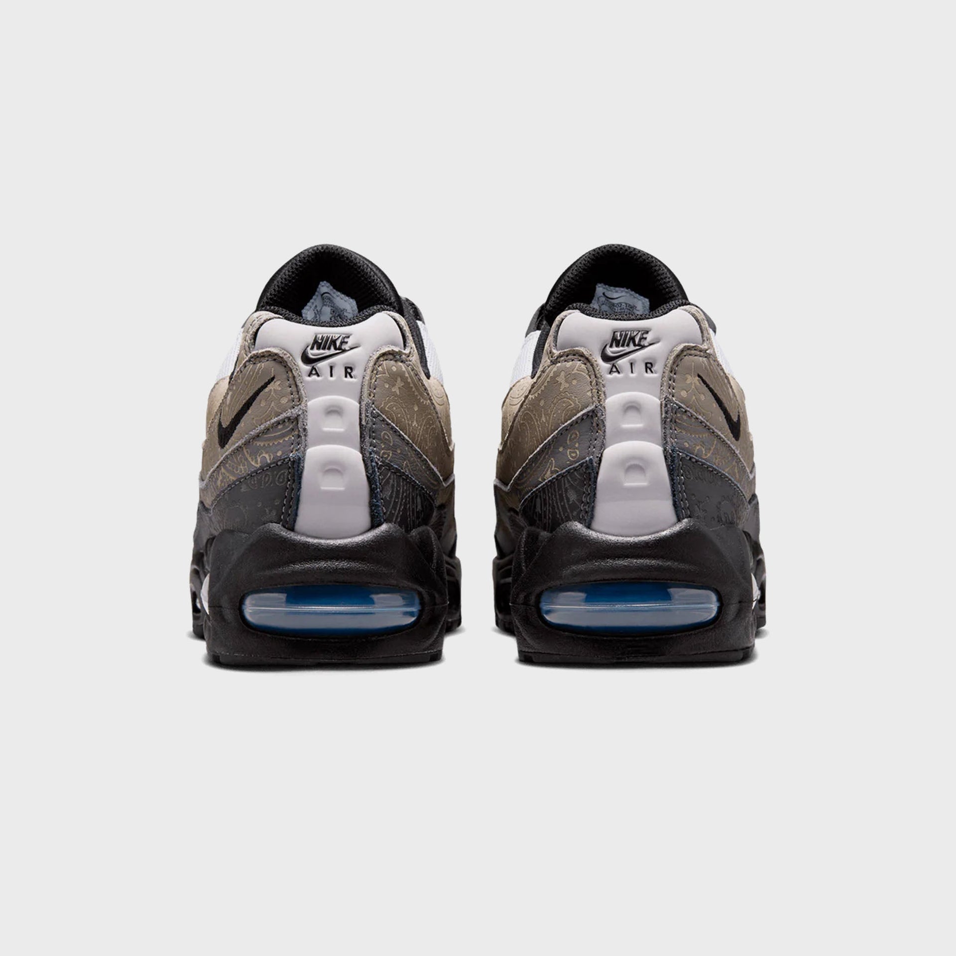 Nike Air Max 95 Big Bubble "Laser Paisley" - Pearl Grey / Light Charcoal