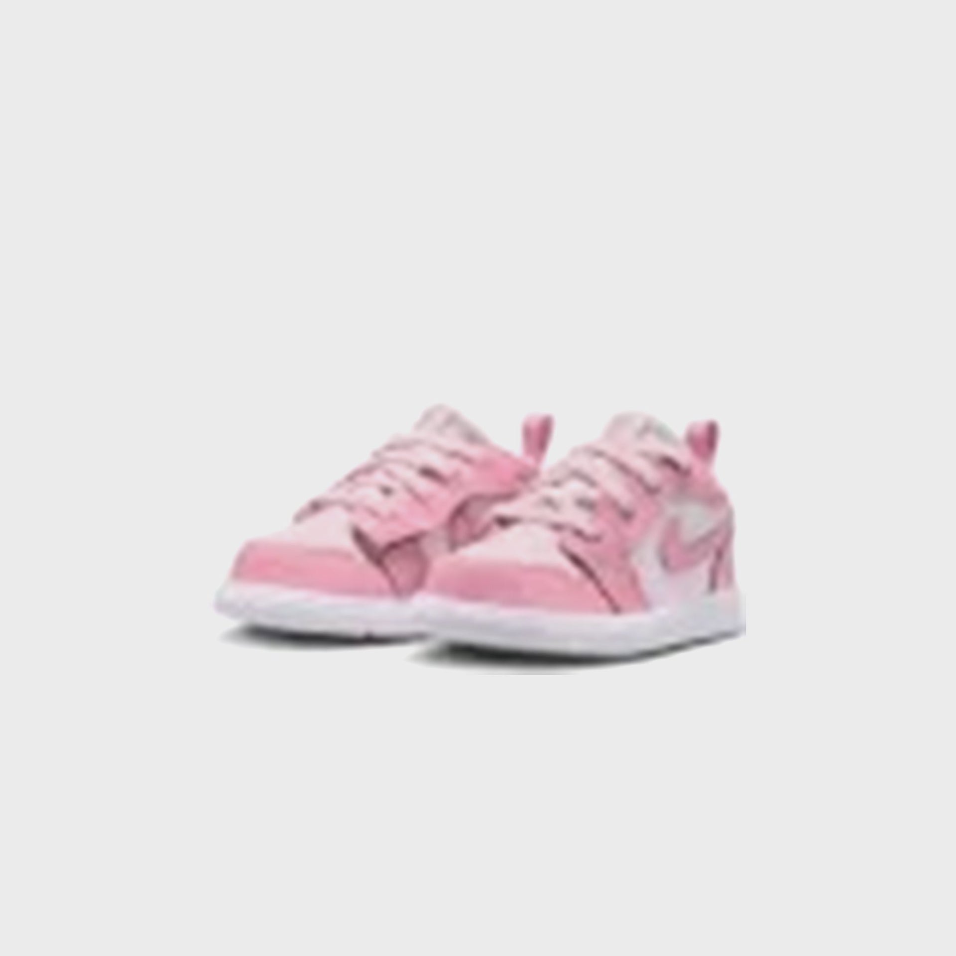 Nike TD Jordan 1 Low - Med Soft Pink / Pearl Pink / White