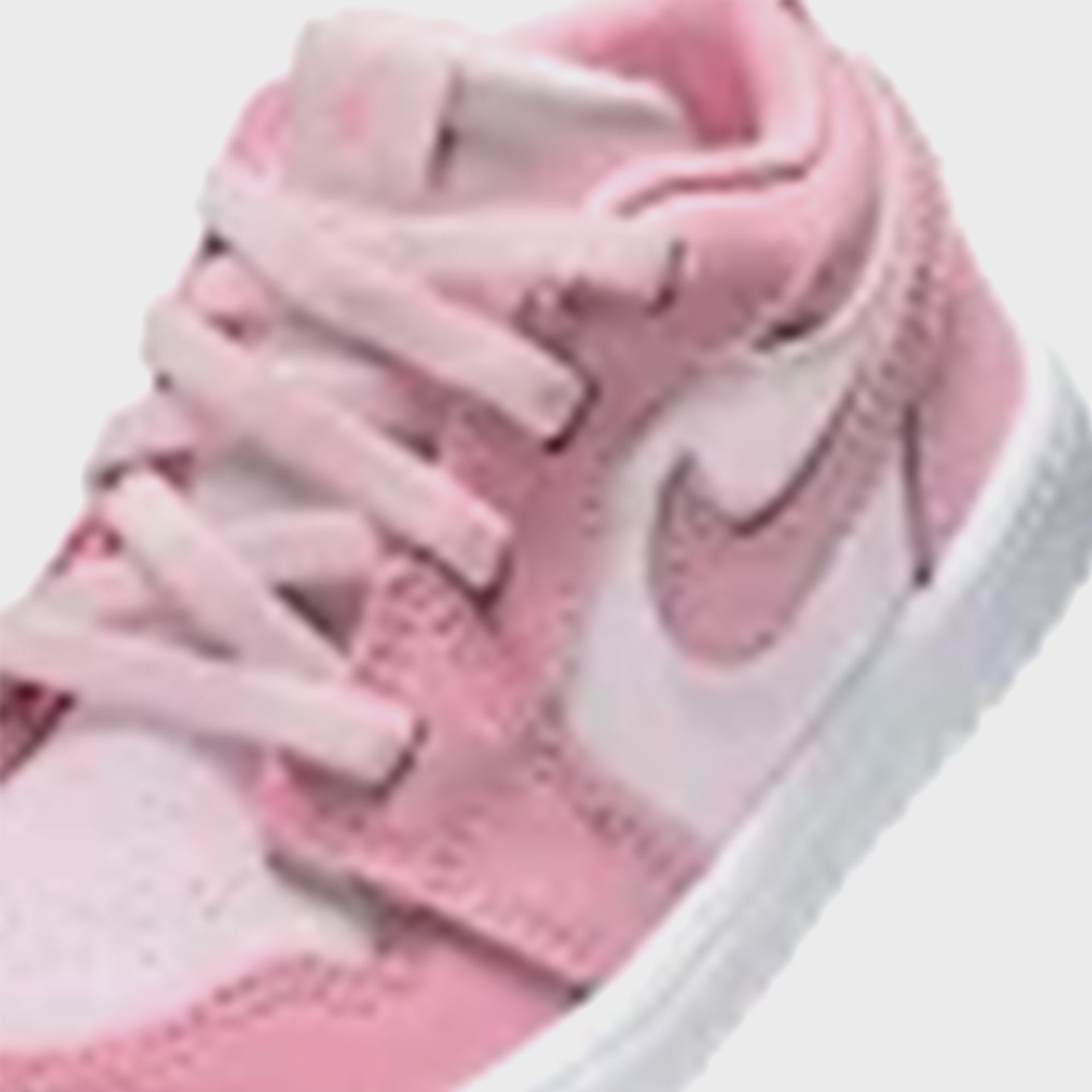 Nike TD Jordan 1 Low - Med Soft Pink / Pearl Pink / White