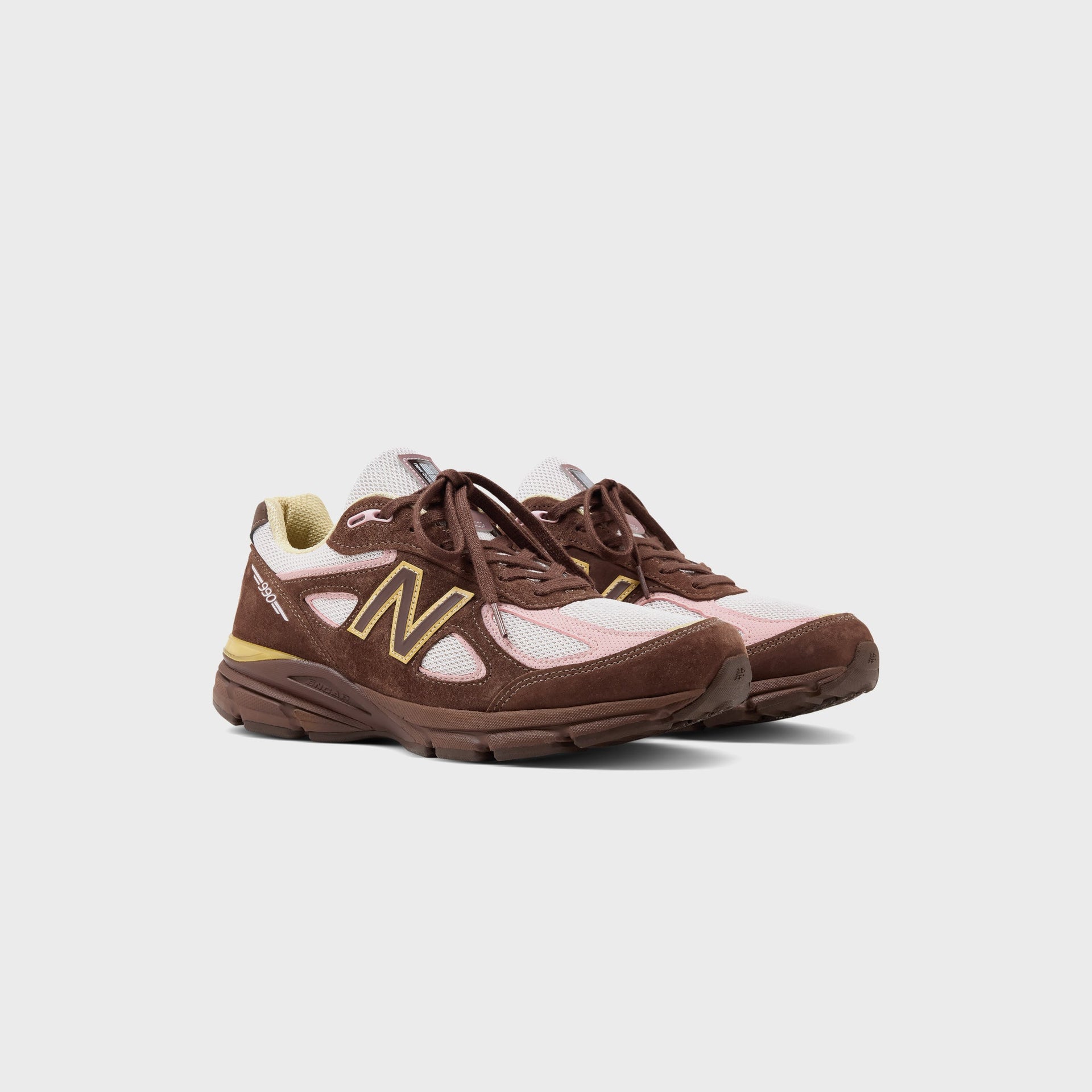 New Balance Made in USA 990v4 - Pumpernickel / Pink Chalk / Alabaster