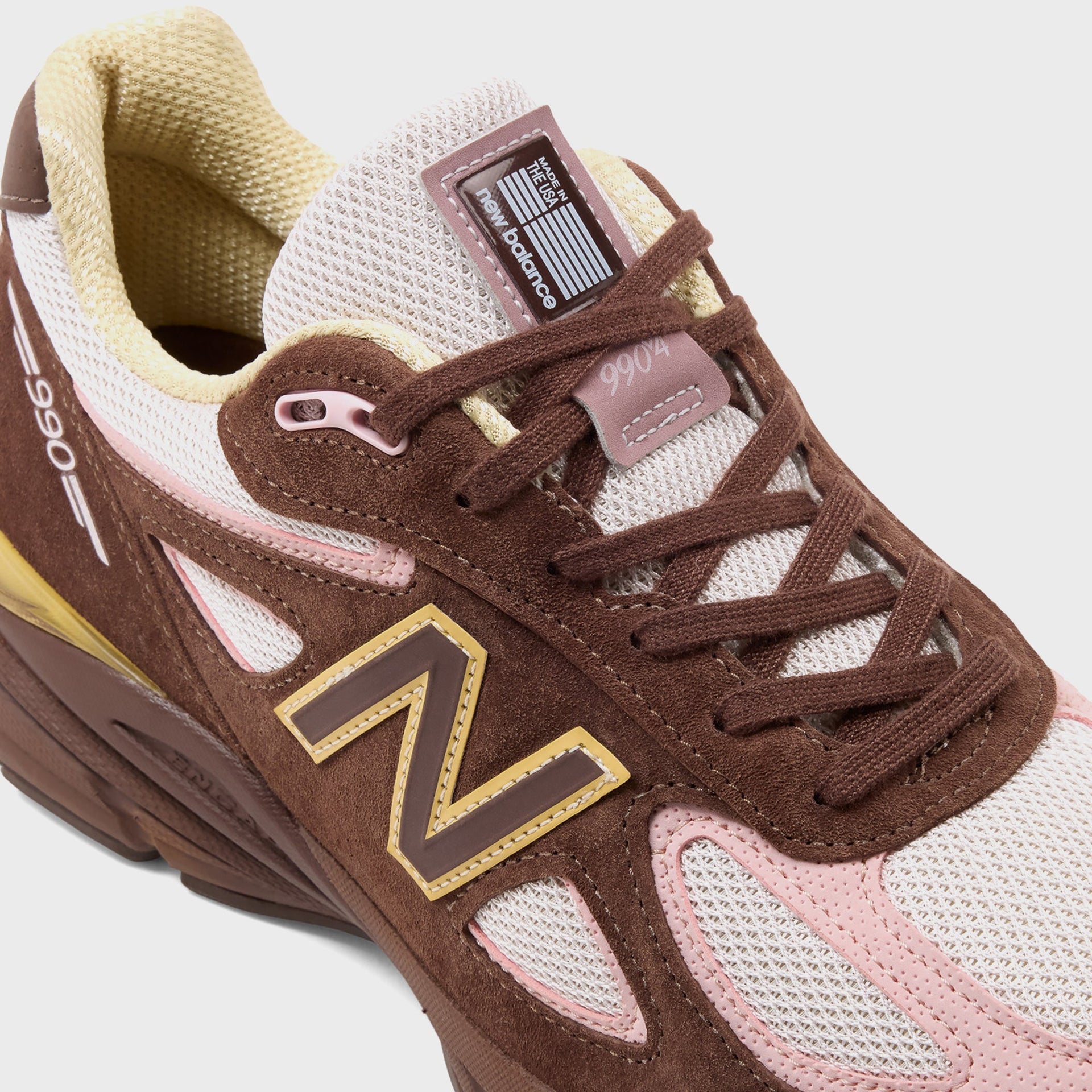 New Balance Made in USA 990v4 - Pumpernickel / Pink Chalk / Alabaster